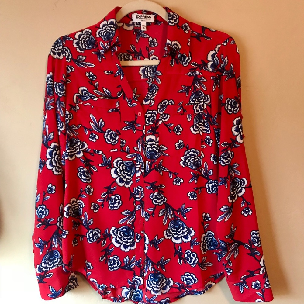 Floral Blouse from Express